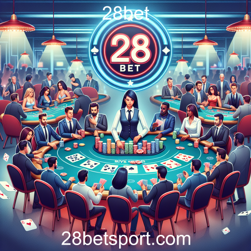 A Emoção do Pôquer Ao Vivo no 28bet